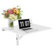 80cm x 60.5cm Wall Mounted Folding Table for Small Spaces