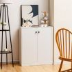 Freestanding  Modern Storage Cabinet with 3 Shelves for Living Room, Kitchen, Dining Room