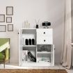 Freestanding Modern Storage Cabinet with Adjustable Shelves for Living Room/Bedroom/Entryway