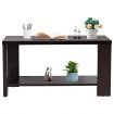 Coffee Table with Open Storage Shelf