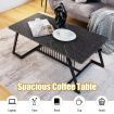 Stylish Modern Coffee Table with Spacious Tabletop for Living Room/Office/Reception Room