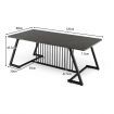 Stylish Modern Coffee Table with Spacious Tabletop for Living Room/Office/Reception Room