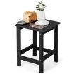 Stylish Side Table with Weather-Resistant Material for Patio/Porch/Garden