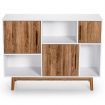 Sturdy Sideboard Storage Cabinet with Trendy Design for Home & Office