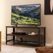 3-Tier TV Stand for 50-Inch Flat Screen TVs with Open Shelves for Living Room