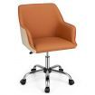 PU Swivel Home Office Chair with Adjustable Height & Ergonomic Design