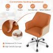 PU Swivel Home Office Chair with Adjustable Height & Ergonomic Design