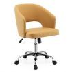 Modern Swivel Mid Back Home Office leisure Chair with Adjustable Height