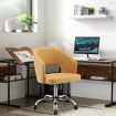 Modern Swivel Mid Back Home Office leisure Chair with Adjustable Height