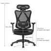 Ergonomic High Back Mesh Office Chair with Adjustable Lumbar Support for Home Office