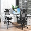 Ergonomic High Back Mesh Office Chair with Adjustable Lumbar Support for Home Office