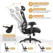 Ergonomic High Back Mesh Office Chair with Adjustable Lumbar Support for Home Office