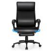 Ergonomic Executive Office Chair with Retractable Footrest for Office