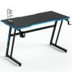 Racing Style Computer Desk with Carbon Fiber Texture for Office