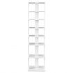 Wooden Shoe Rack with 8 Levels and Large Capacity for Entry/Living Room