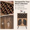 Industrial Kitchen Sideboard with Removable Wine Rack for Living Room, Dining Room