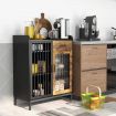 Industrial Kitchen Buffet SideboardStorage Cabinet for Dining Room, Living Room