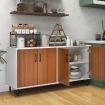 4-Door Kitchen Buffet Sideboard for Living Room, Dining Room, Kitchen