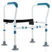 Toilet Safety Rail with Adjustable Height for Elderly