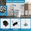 Toilet Safety Rail with Adjustable Height for Elderly