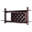 Wall-mounted Wine Rack with Glasses Holder for Kitchen/Living Room/Bar