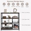 4-Tier Kitchen Baker's Rack with Storage Cabinet for Kitchen