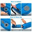 Inflatable Waterproof Sleeping Pad with Lightweight and Portable Design for Camping