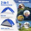 3-In-1 4-Person Instant Waterproof Pop-up Tent with Carry Bag