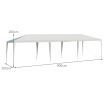 3m x 9m Outdoor Waterproof Canopy with Connection Stakes & Ropes