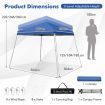 Outdoor Instant Pop-up Canopy with Carrying Bag for Beach/Camping/Patio