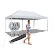 3m x 6m UPF 50+ Pop-Up Canopy Tent with Wheels & Portable Bag