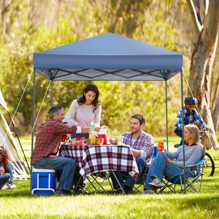 2 x 2m UPF 50+ Outdoor Pop-up Canopy with Adjustable Heights & Carry Bag