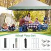 Pop-Up  Canopy Tent with 4 Reinforced Ribs & Wheeled Bag