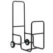 Firewood Cart with Durable Rubber Wheels for All-Terrain