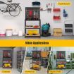 Tool Storage Workbench with Peg Board & 2 Lower Shelves for Garage