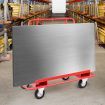 350 kg Heavy-Duty Rolling Drywall Cart Dolly for Handling Wall Panels