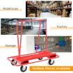 350 kg Heavy-Duty Rolling Drywall Cart Dolly for Handling Wall Panels