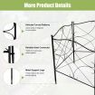 5-Panel Folding Wire Fence with Interlocking Design