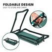 2 in 1 Garden Kneeler Bench with EVA Foam Pad for Gardening