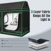 Mylar Hydroponic Grow Tent with Window