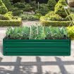 Outdoor Steel Raised Garden Bed for Flowers