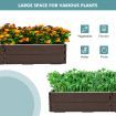 HDPE Raised Garden Bed with 2 Configurations of Rectangular and Hexagon