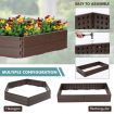 HDPE Raised Garden Bed with 2 Configurations of Rectangular and Hexagon