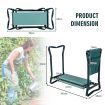 Foldable Gardener Stool with EVE Pad & Tool Bag for Outdoor Use