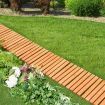 245 cm x 43 cm Outdoor Wood Pathway for Garden, Backyard, Seaside, Beach