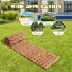 245 cm x 43 cm Outdoor Wood Pathway for Garden, Backyard, Seaside, Beach