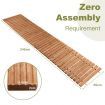 245 cm x 55 cm Weatherproof Wood Boardwalk for Garden, Backyard, Wedding