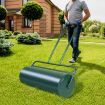 63L Metal Lawn Roller with U-Shaped Handle for Ball Field & Park & Backyard