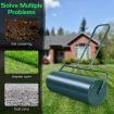 63L Metal Lawn Roller with U-Shaped Handle for Ball Field & Park & Backyard