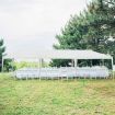 Waterproof Gazebo Tent with Strong Connection Stakes Ropes for Party